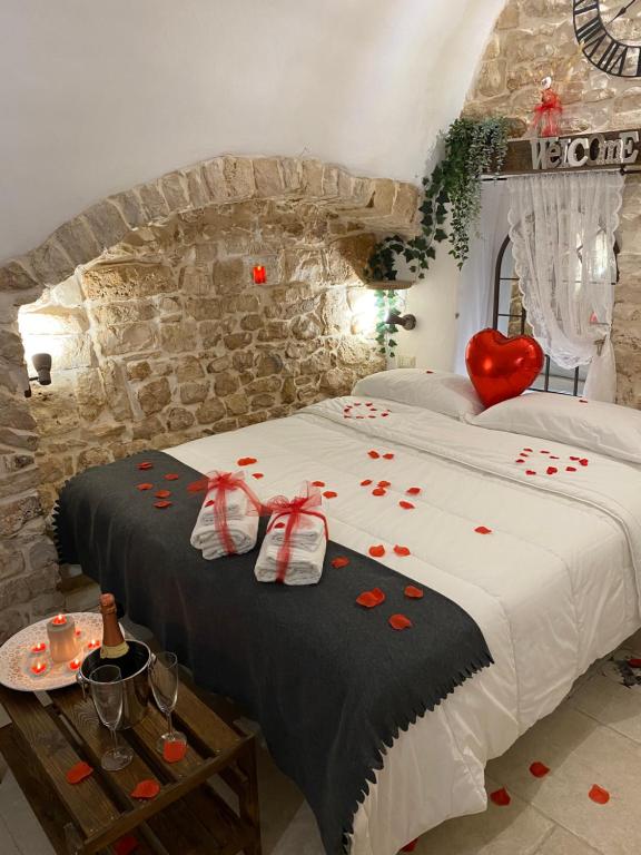 Postel nebo postele na pokoji v ubytování Domus Klara