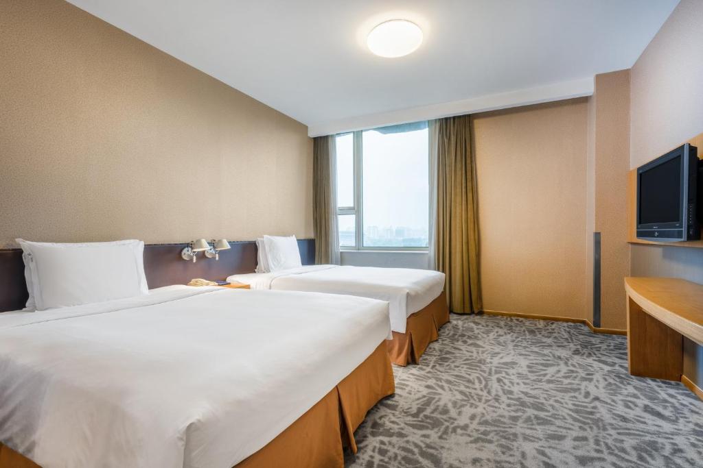 LeafIN Hotel Beijing Minzuyuan - Habitación Gemela Con Vista