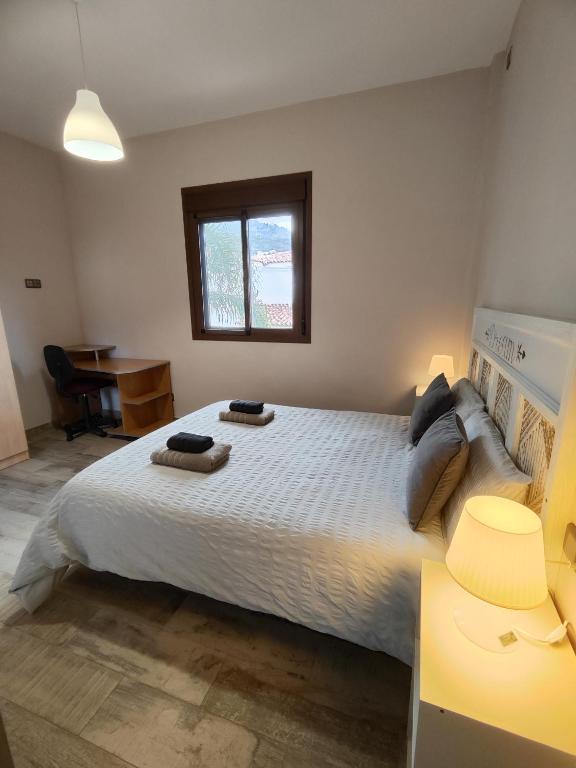 Posteľ alebo postele v izbe v ubytovaní Casa Rural Sierra De Las Nieves