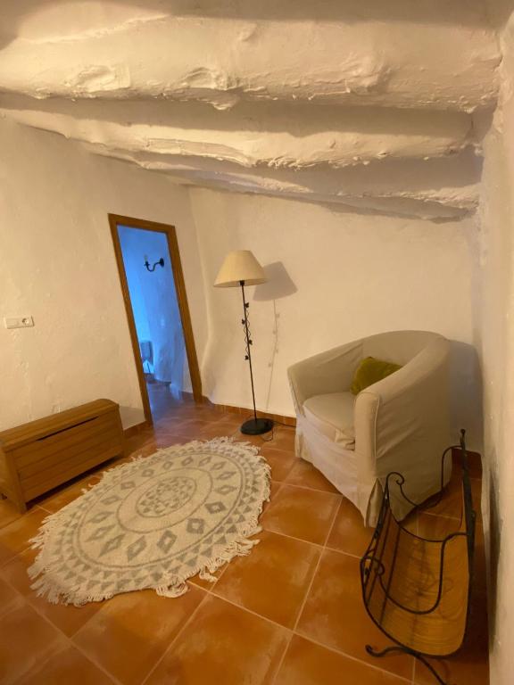 Posezení v ubytování Acogedora Casa Rural en Olvera La Morada