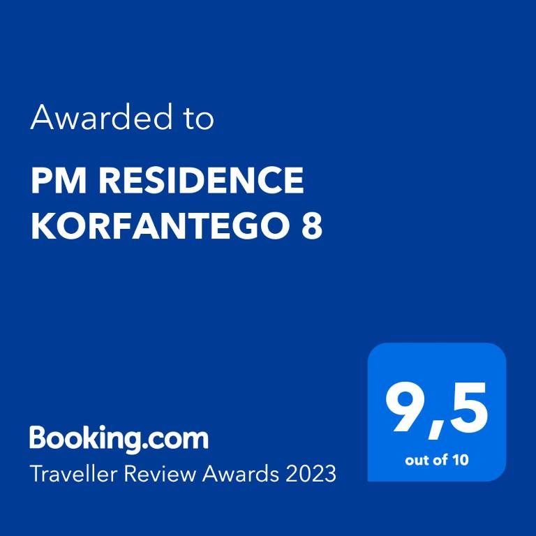 Certifikát, ocenenie alebo iný dokument vystavený v ubytovaní PM RESIDENCE KORFANTEGO 8
