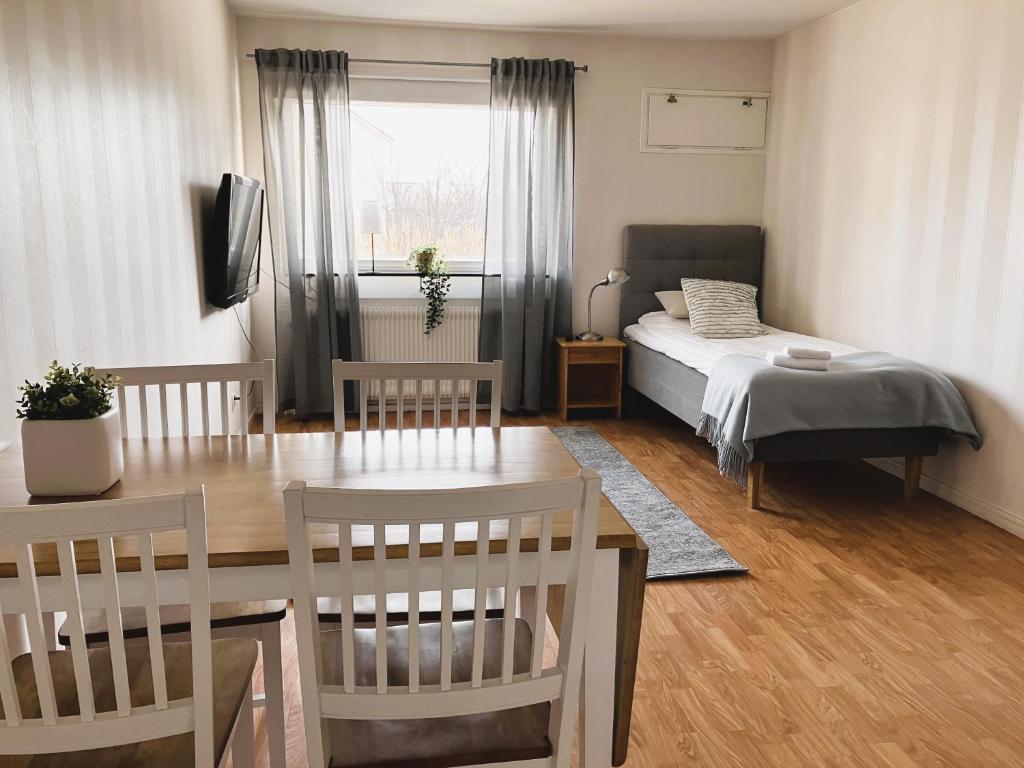 Krevet ili kreveti u jedinici u okviru objekta Sandvikens Företagsboende