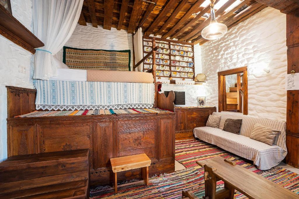 Posezení v ubytování Mannas House