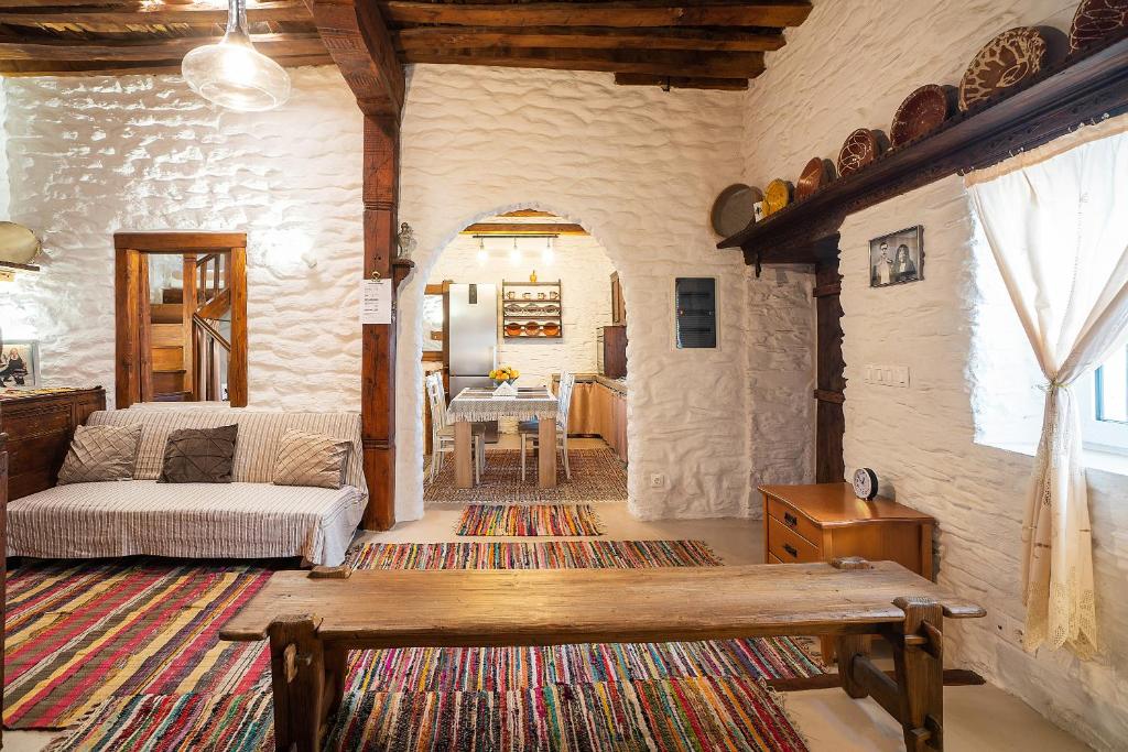 Posezení v ubytování Mannas House