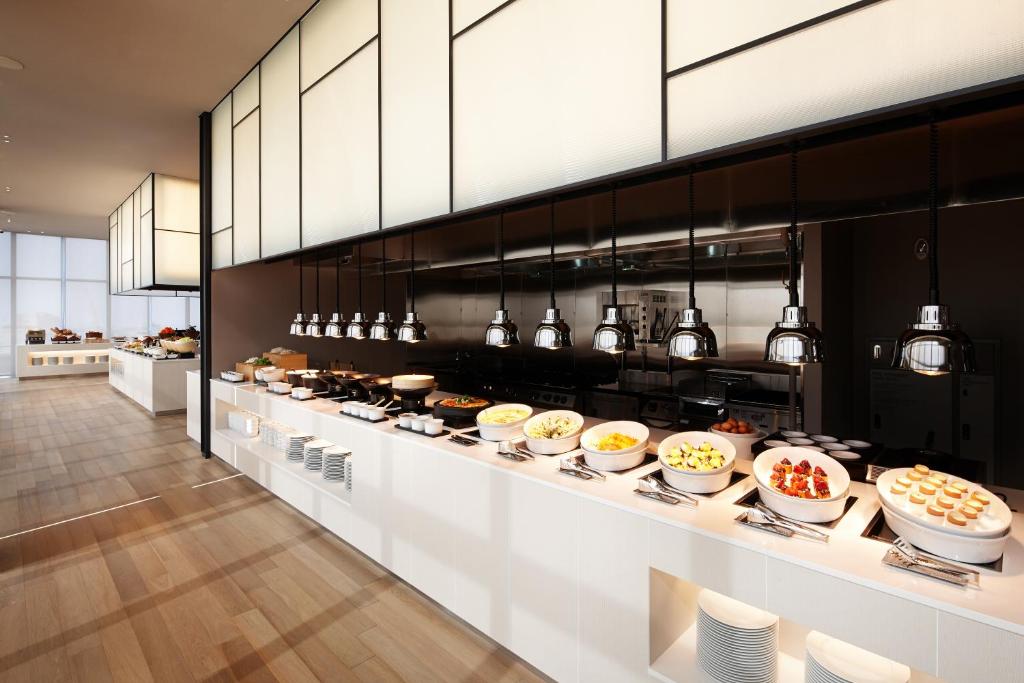 Breakfast buffet at Shilla Stay Jeju