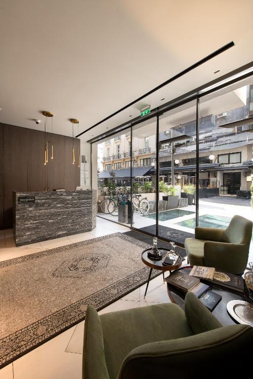 Posezení v ubytování S Hotel Boutique Thessaloniki