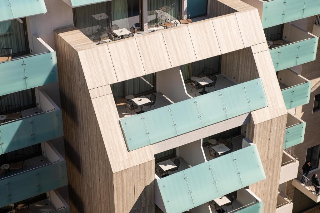 Balkón nebo terasa v ubytování S Hotel Boutique Thessaloniki
