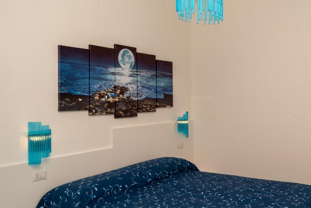 Postel nebo postele na pokoji v ubytování Amalfi Coast Ncopp' a' Scalinatella