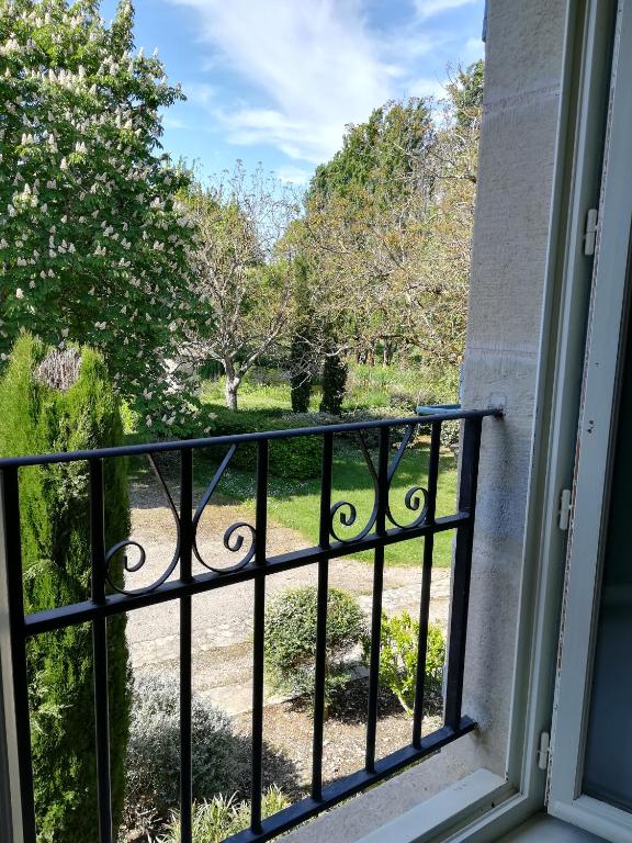 Balkón nebo terasa v ubytování Chambre d'hôtes LE FLACON DE LA VERROUILLE