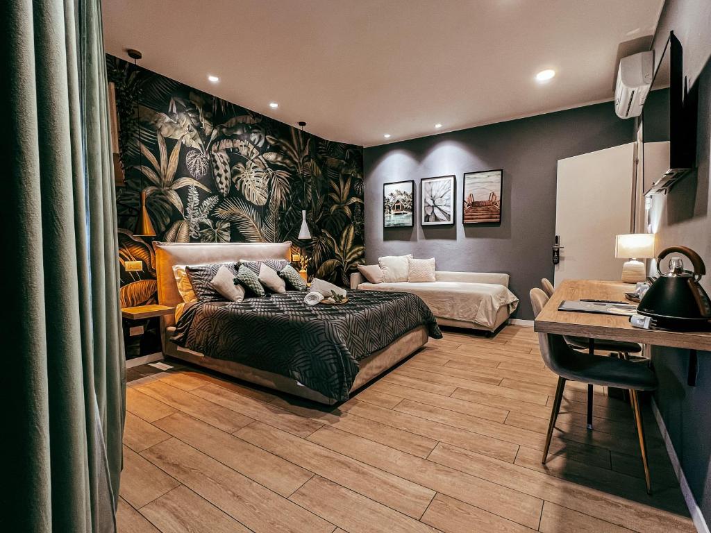 Posteľ alebo postele v izbe v ubytovaní B&B SALUS CIVICO 23