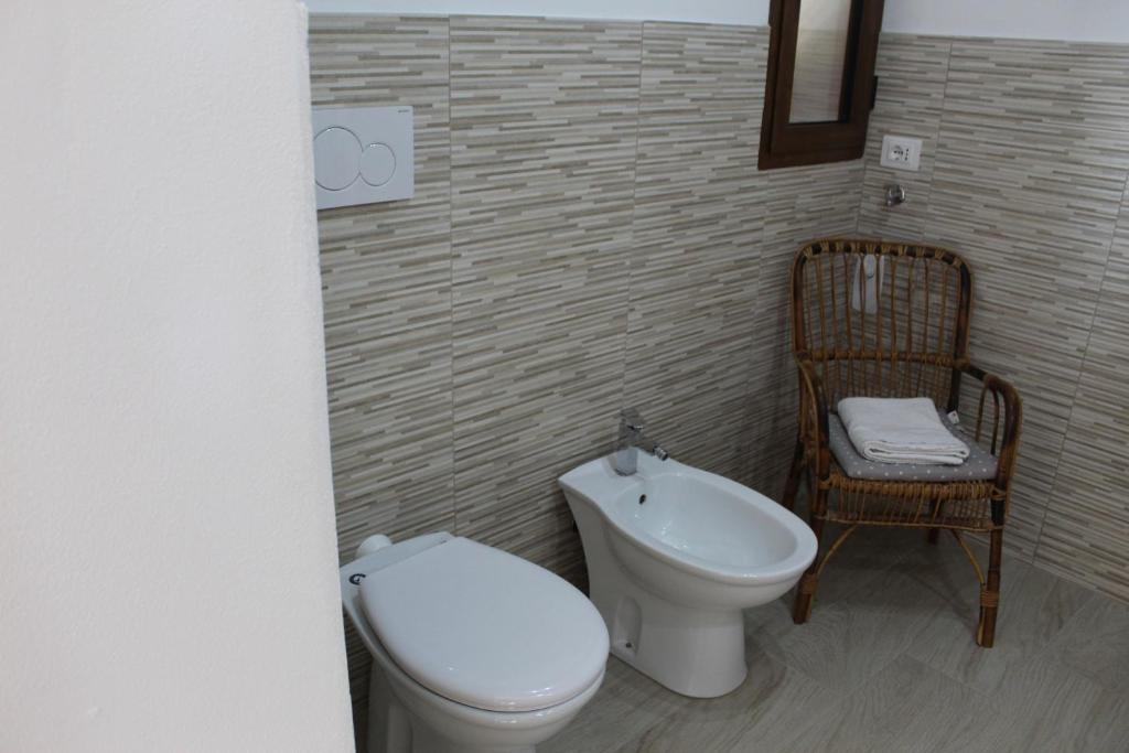 Koupelna v ubytování Agriturismo Mimosa