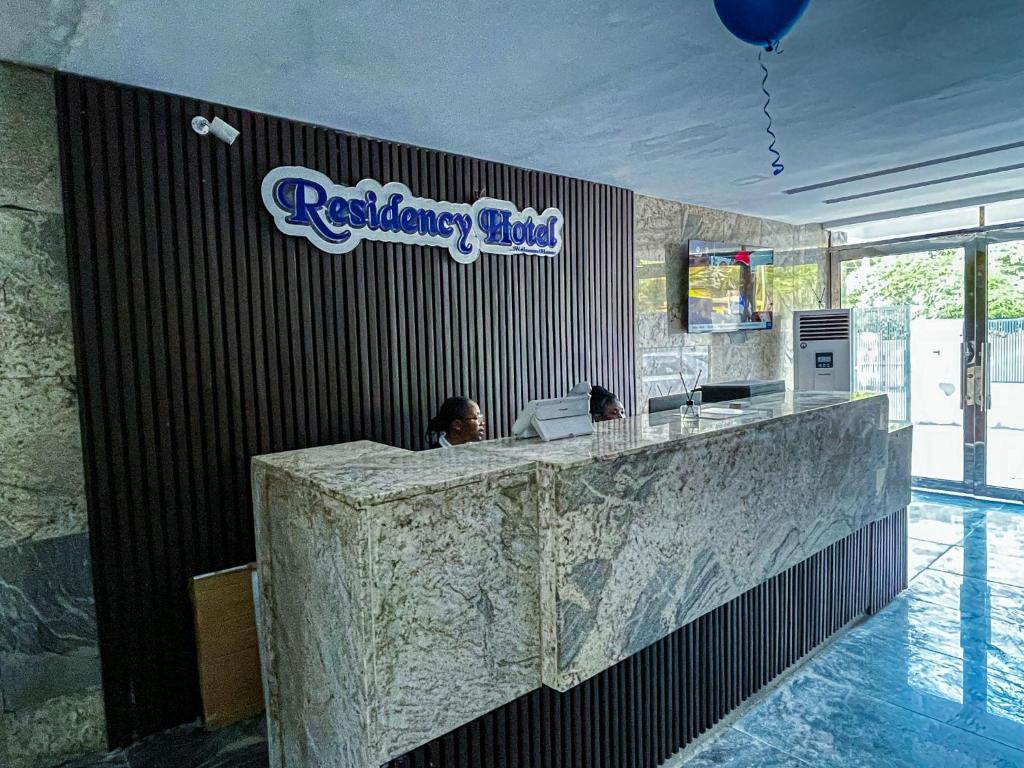 Certifikát, hodnocení, plakát nebo jiný dokument vystavený v ubytování Residency Hotel Lekki Phase 1