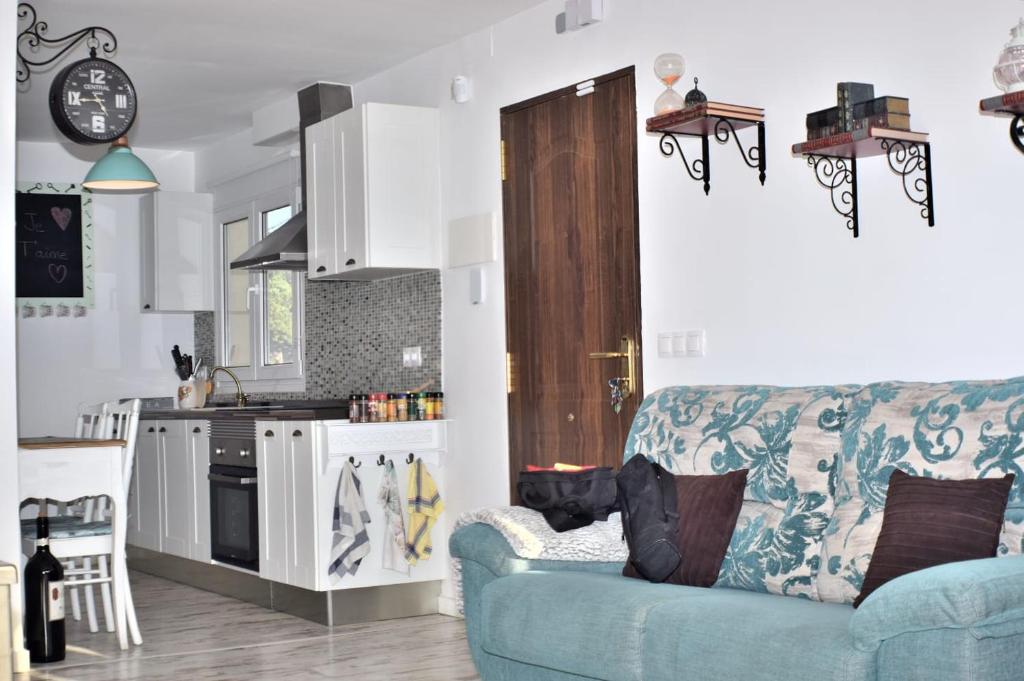 Kuchyň nebo kuchyňský kout v ubytování Hermoso Apartamento Vintage