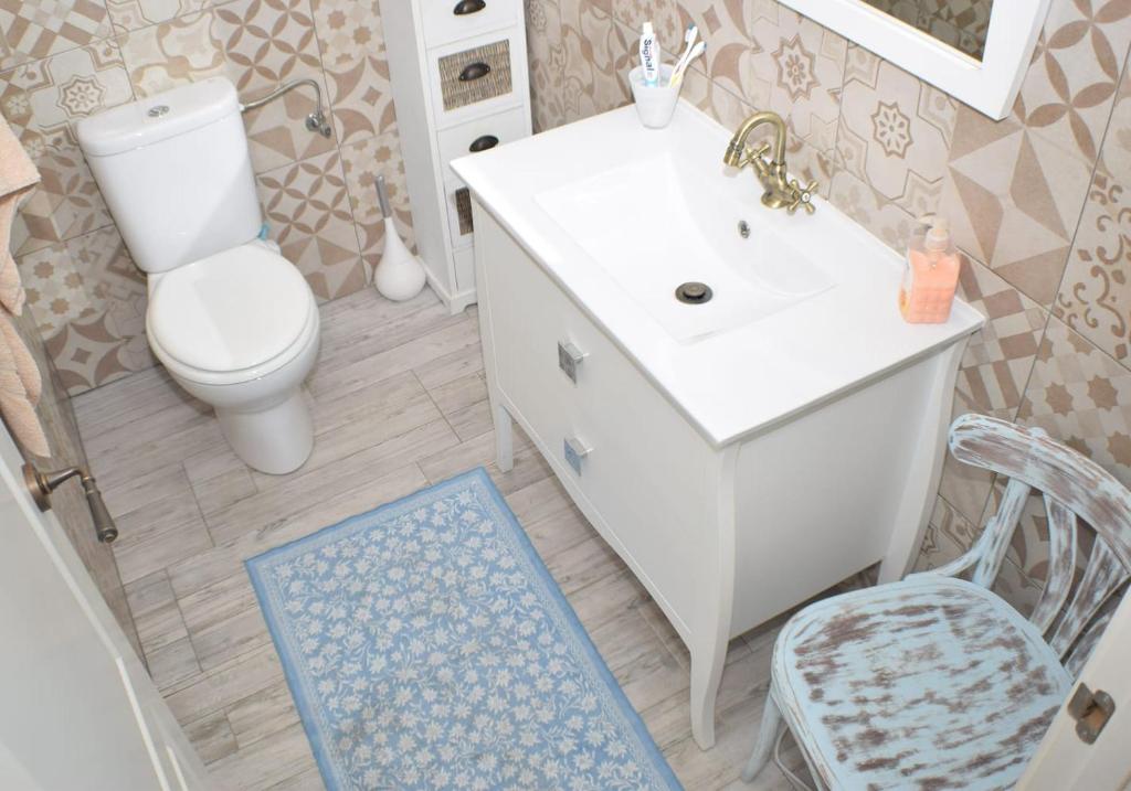 Koupelna v ubytování Hermoso Apartamento Vintage