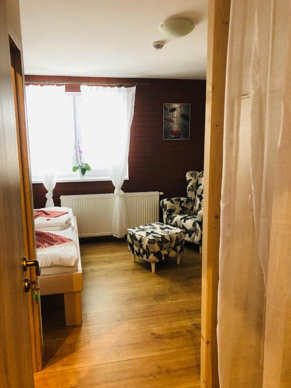 Postel nebo postele na pokoji v ubytování Ubytovanie MI - TATRY