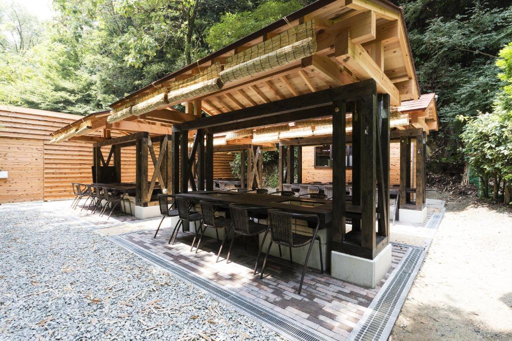 Restaurace v ubytování Ryokan Fushioukaku