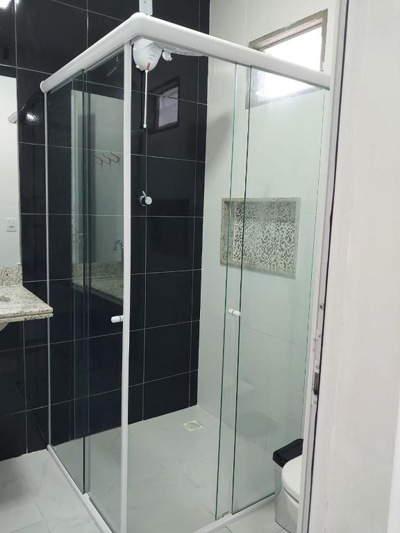 Koupelna v ubytování MANERO POUSADA e HOSTEL
