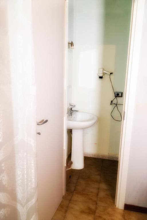 Koupelna v ubytování B&B Porta Roma