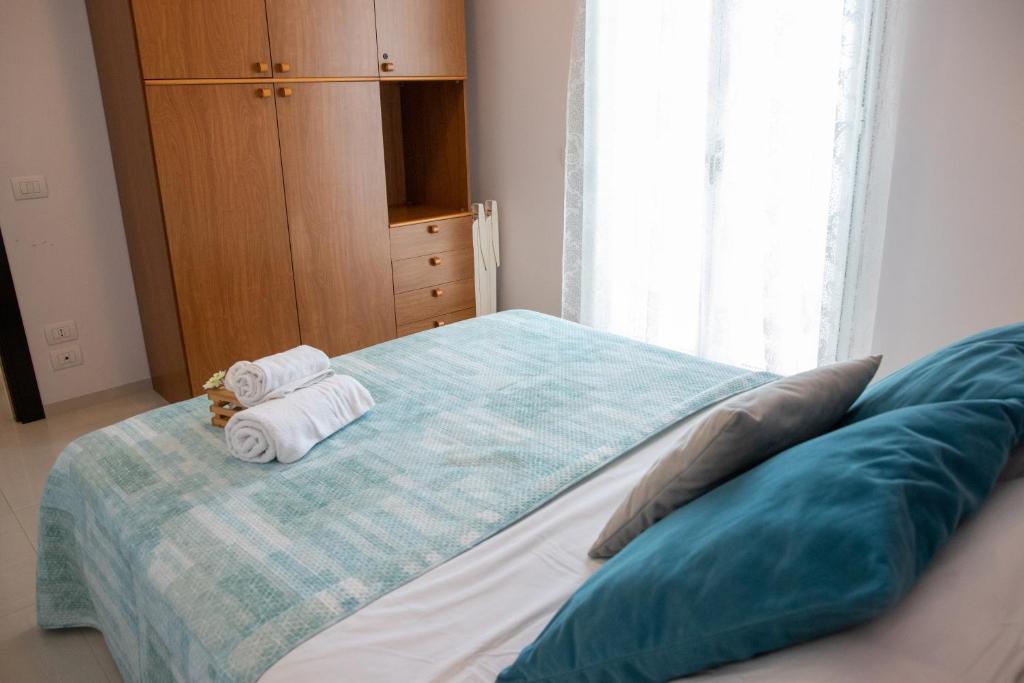 Posteľ alebo postele v izbe v ubytovaní Ki Vista Apartment
