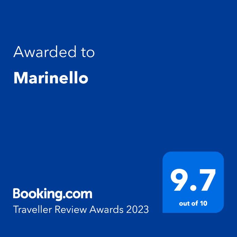 Certifikát, hodnocení, plakát nebo jiný dokument vystavený v ubytování 161 Marinello Apartment
