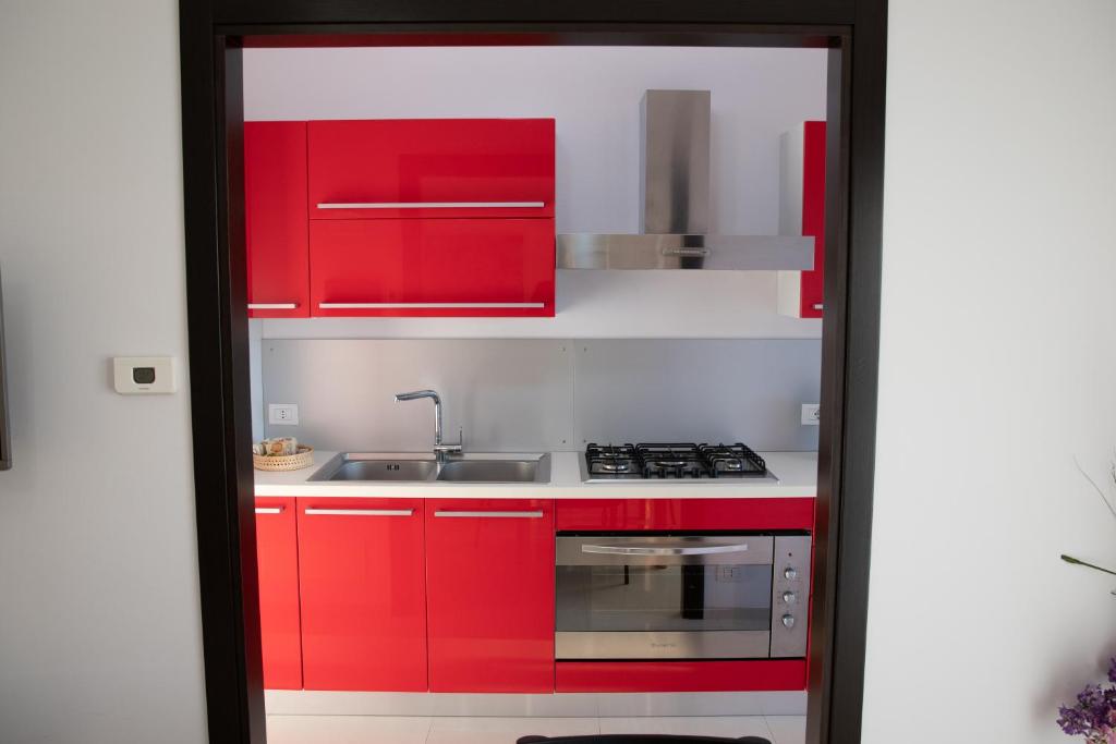 Kuchyňa alebo kuchynka v ubytovaní Ki Vista Apartment