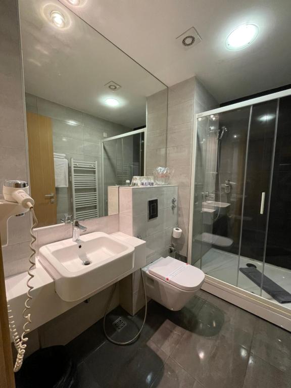 Koupelna v ubytování Spa Hotel Terme