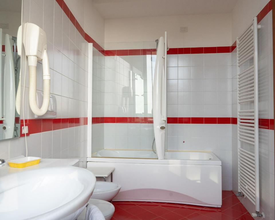 Koupelna v ubytování Hotel all'Oasi