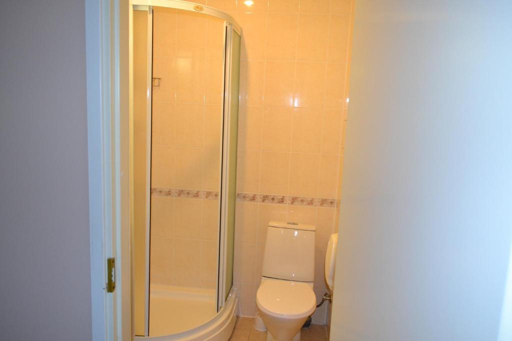 Koupelna v ubytování Hotel Yes