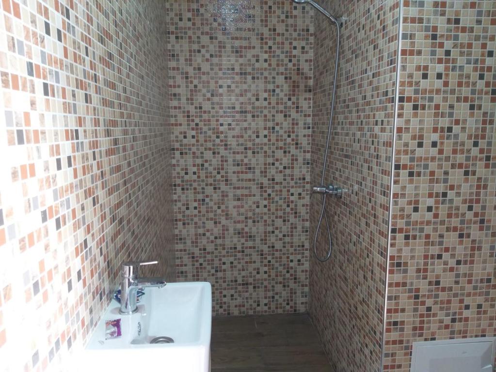 Koupelna v ubytování Hôtel Agnaou