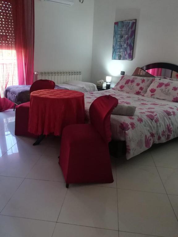 Postel nebo postele na pokoji v ubytování Casa Silvia