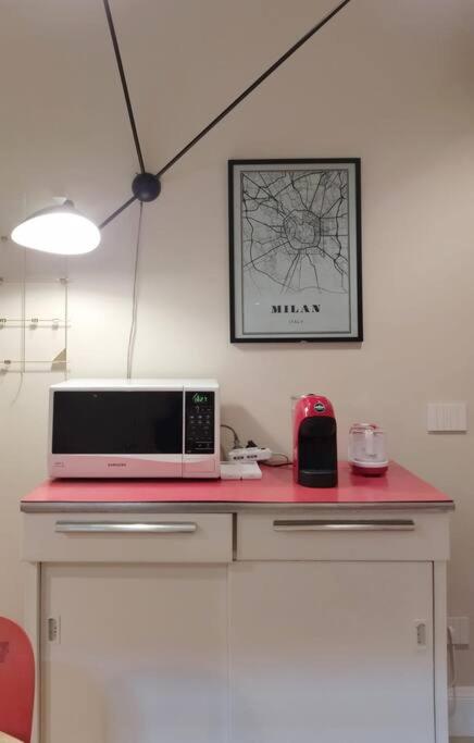 A kitchen or kitchenette at La vetrina sulla città