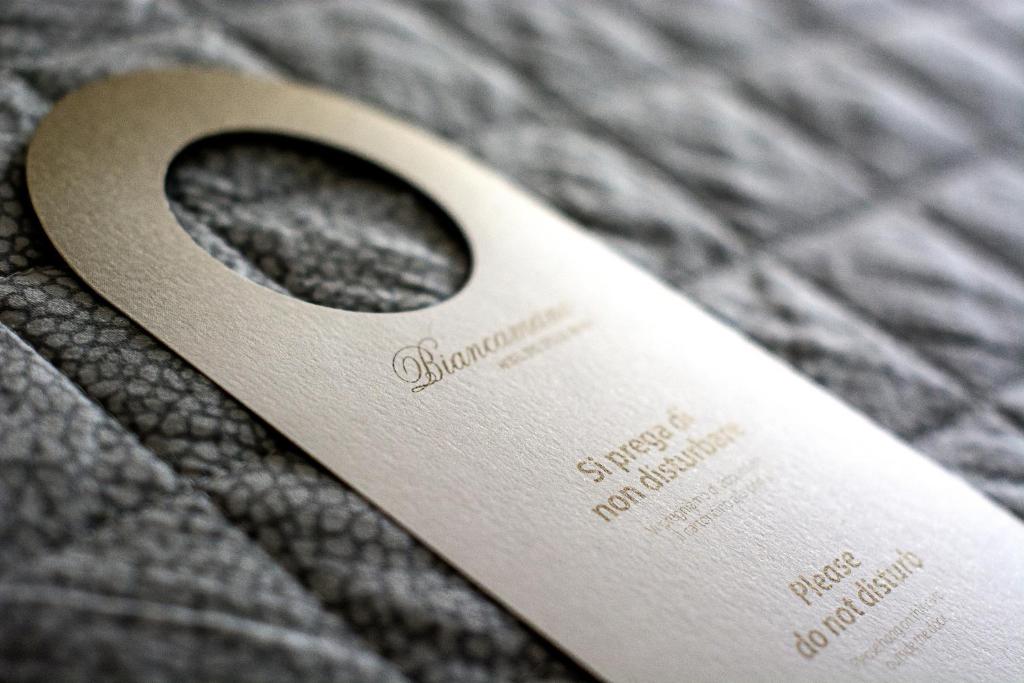 Certifikát, hodnocení, plakát nebo jiný dokument vystavený v ubytování Hotel Biancamano
