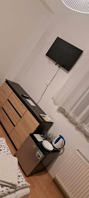 Televízia a/alebo spoločenská miestnosť v ubytovaní Nevada
