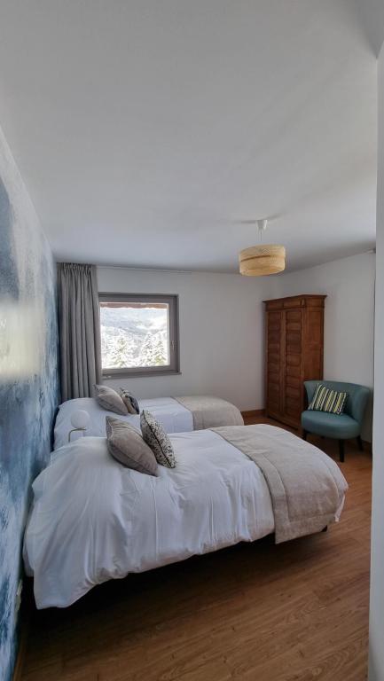 Postel nebo postele na pokoji v ubytování Chalet Terejo & spa