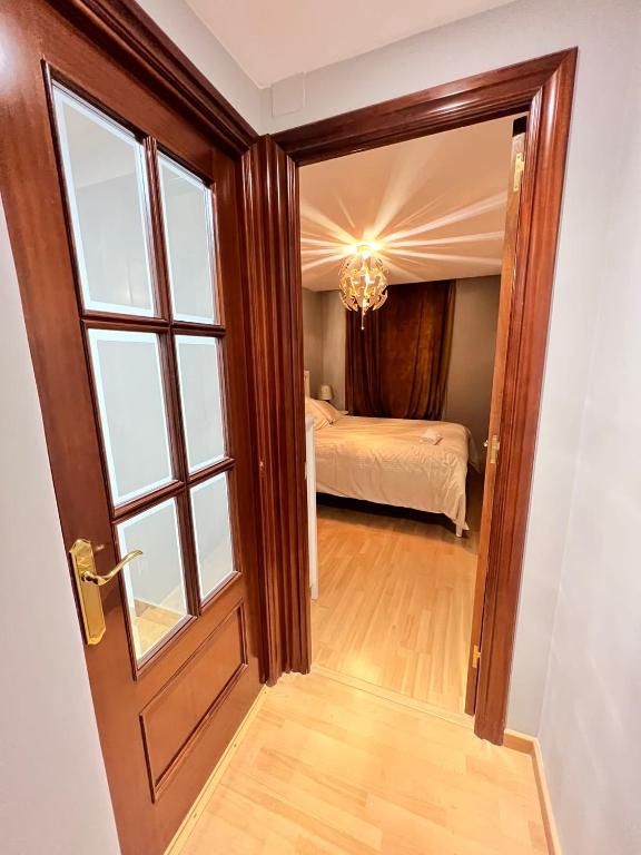 Postel nebo postele na pokoji v ubytování Apartamento Zaragoza Centro