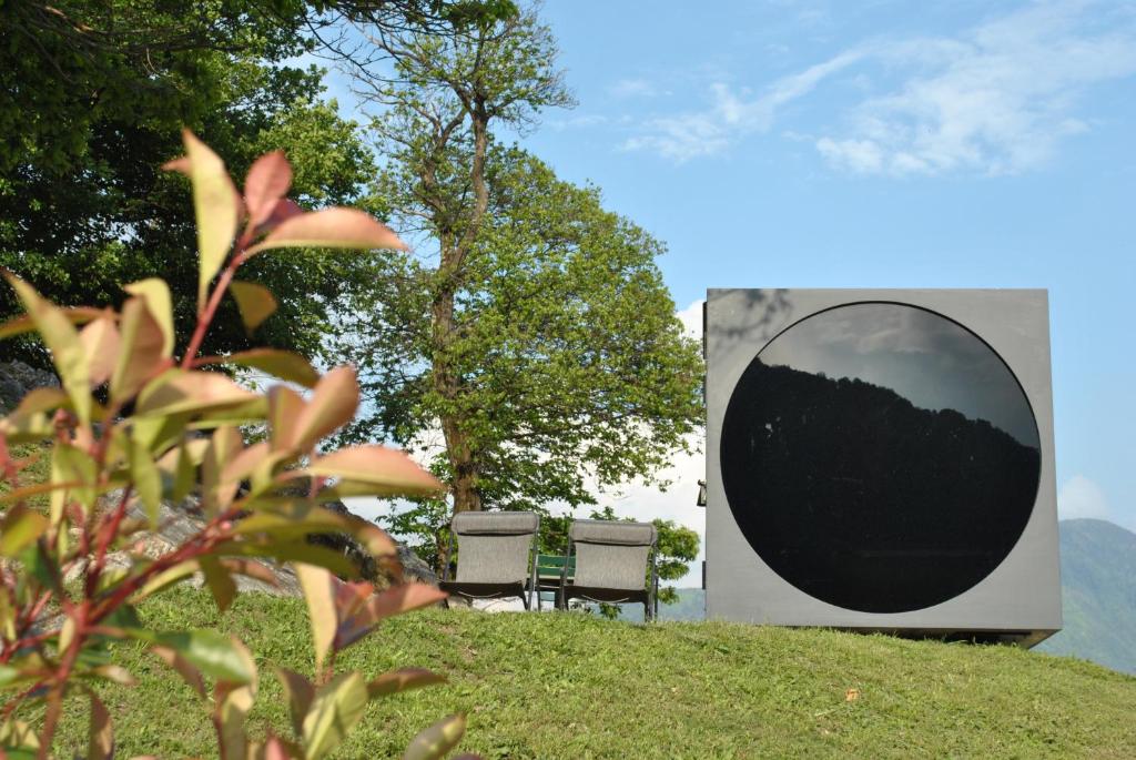 Zahrada ubytování Birdbox Curzútt