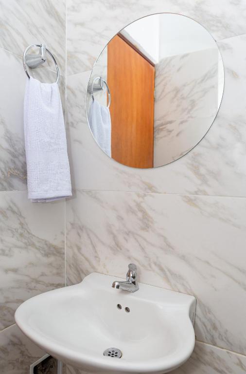Koupelna v ubytování Markasa Hotel boutique