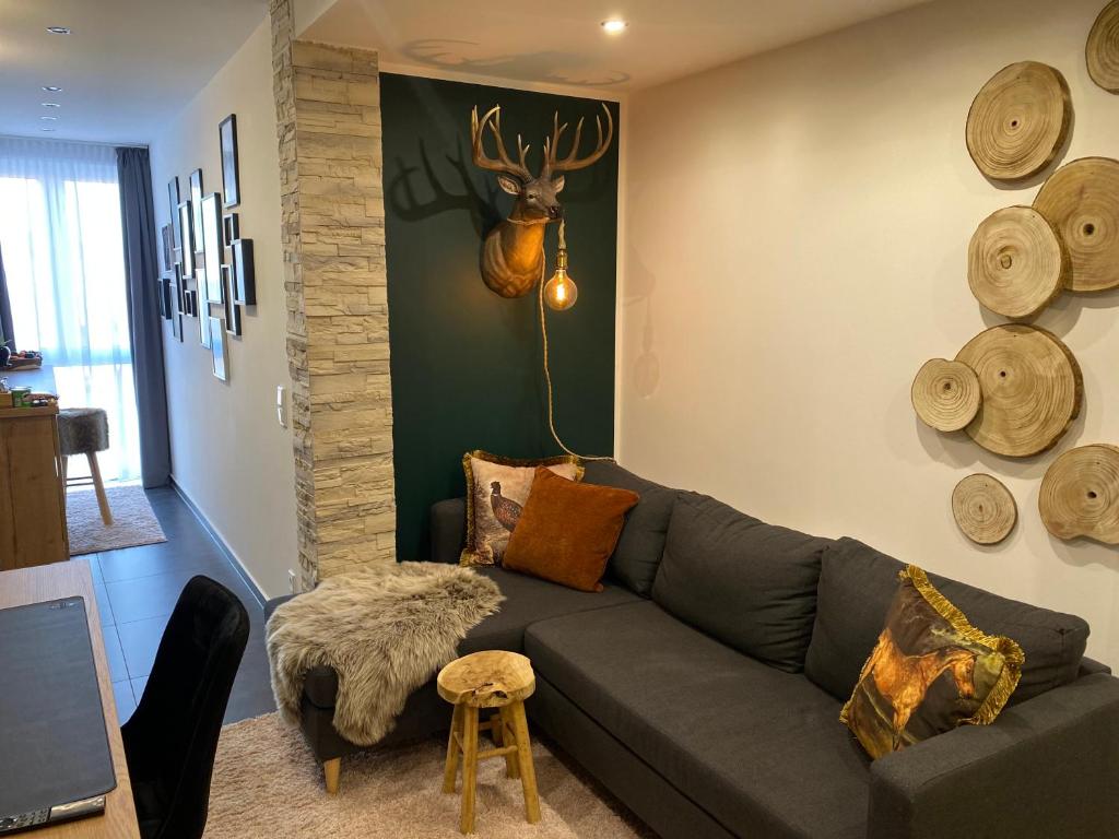 Posezení v ubytování MARRAM Suitehotel