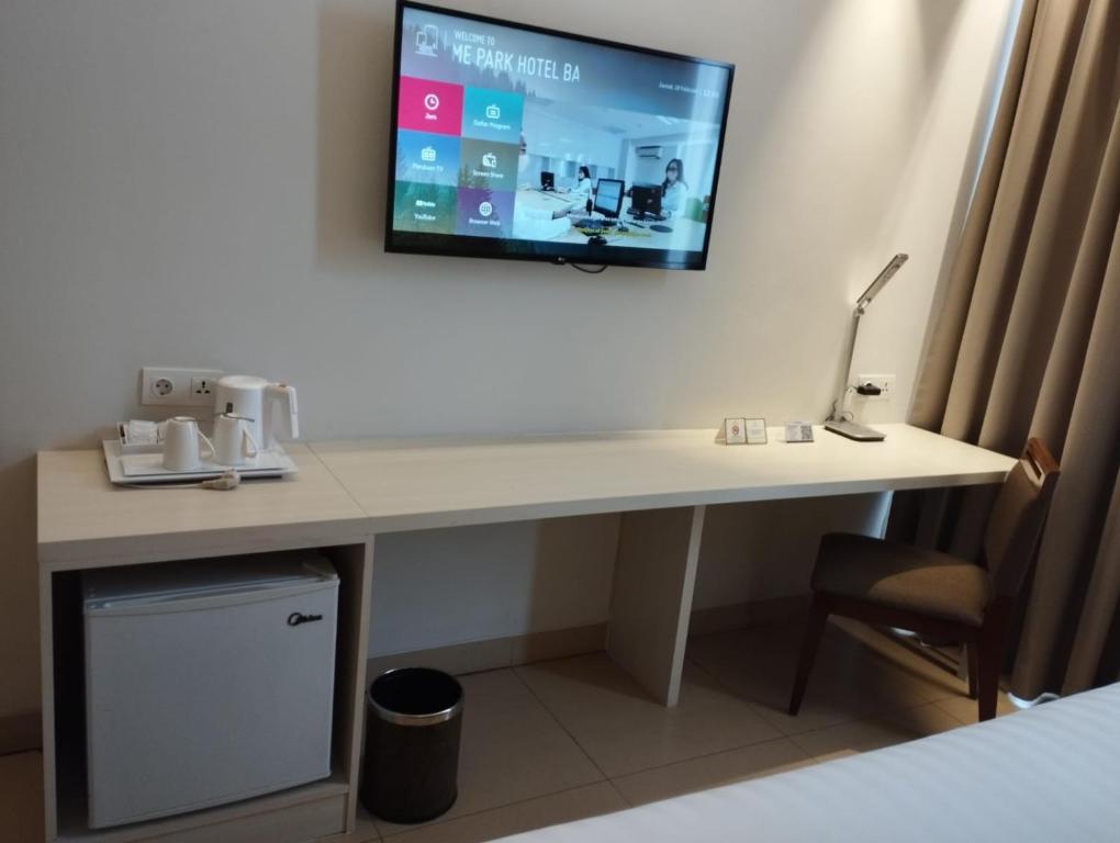TV a/nebo společenská místnost v ubytování PRIME PARK Hotel Bandung