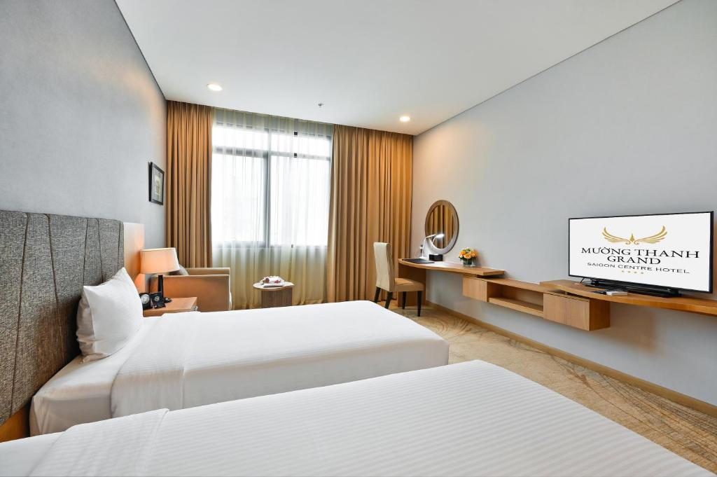 Phòng Deluxe 2 Giường Đơn Nhìn Ra Thành Phố