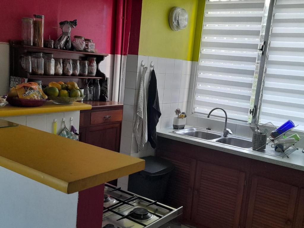 Kuchyň nebo kuchyňský kout v ubytování BaySide