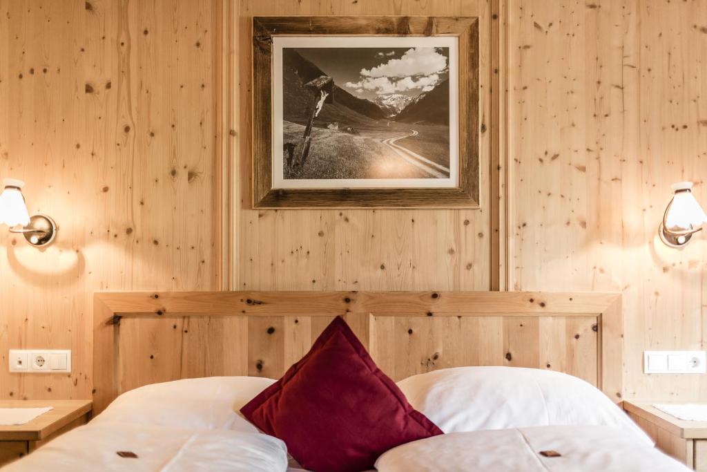 Postel nebo postele na pokoji v ubytování Hotel Oberraindlhof