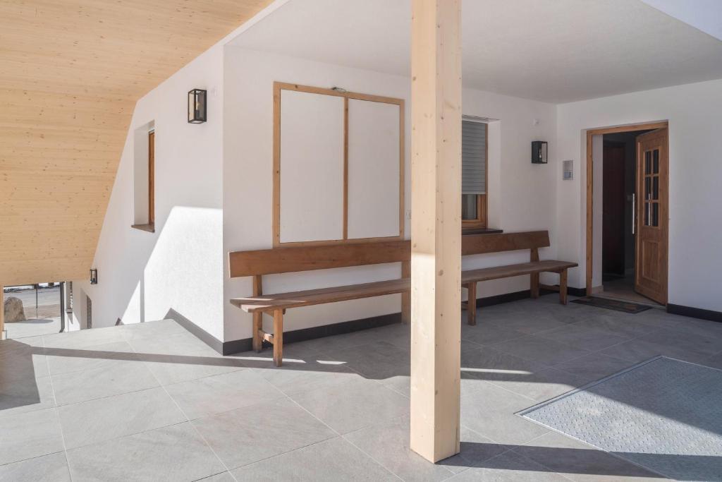 Posezení v ubytování Balbeinhof Apt Reh