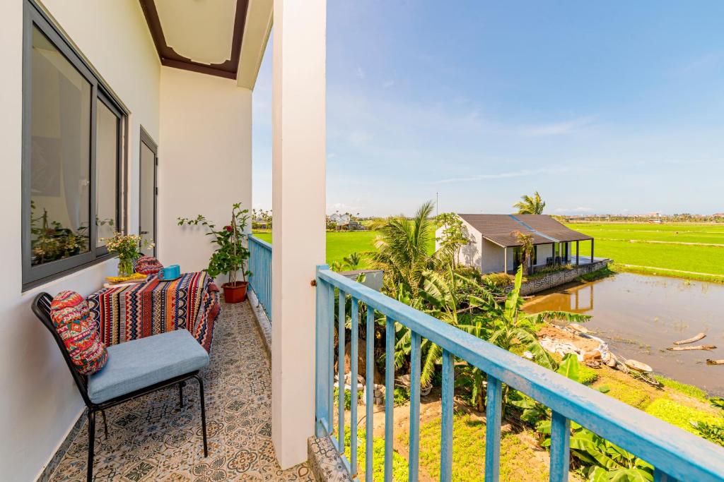 Vista d'un riu a prop de l'habitació en casa particular