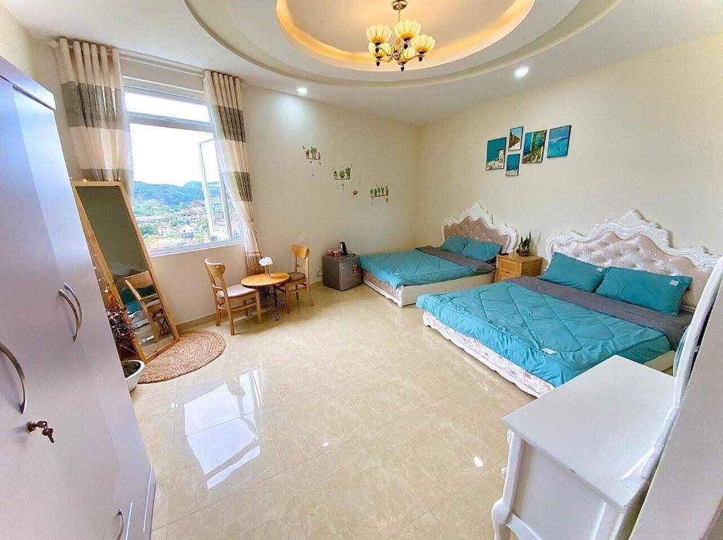 Posezení v ubytování Villa Đà Lạt GD - Biệt Thự Đà Lạt GD Gần Hồ Xuân Hương Gần Chợ