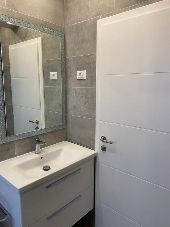Koupelna v ubytování Apartment Nada