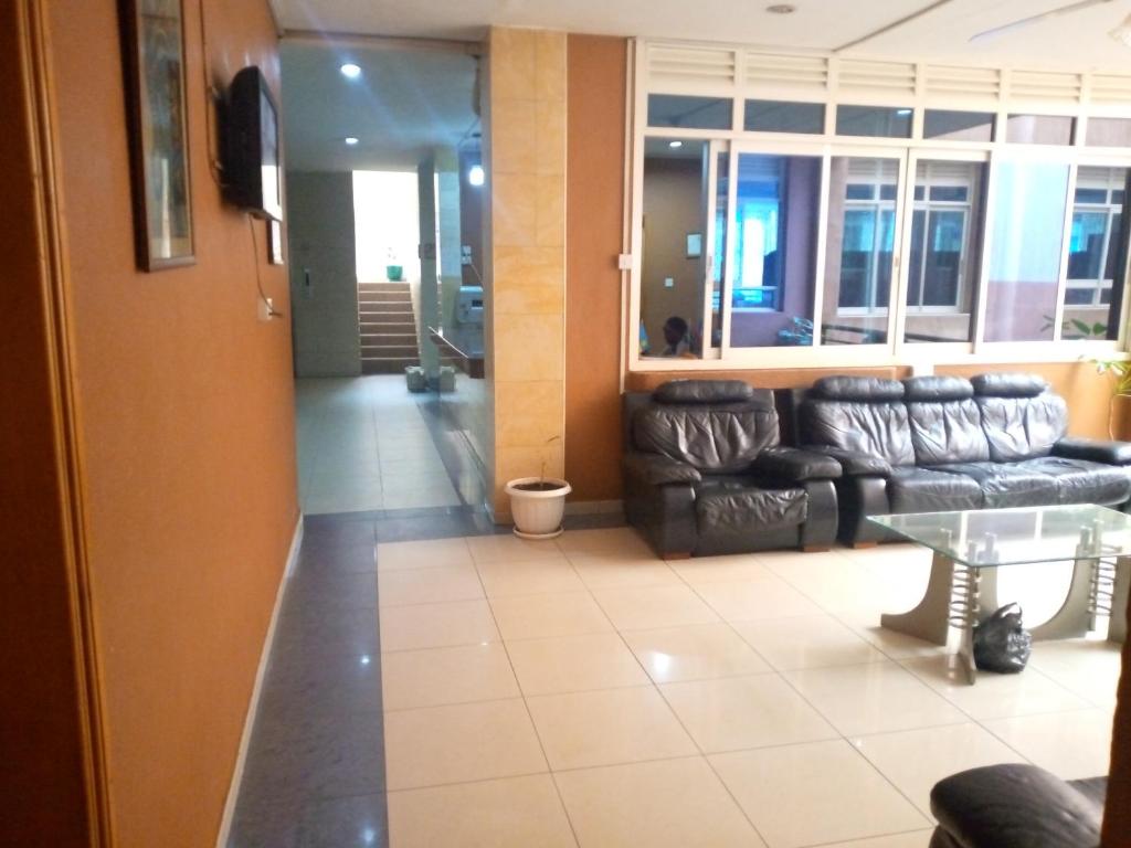 The lobby or reception area at DOUBLE FIVE HOTEL
