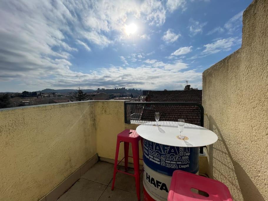 Balkón alebo terasa v ubytovaní Duplex 70m2 - Vue Cité Mediévale - Parking gratuit