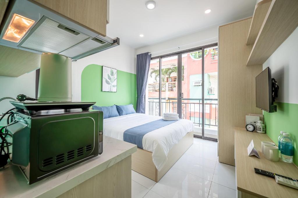 Cozrum Homes - Coraline House - Estudio Con Balcón