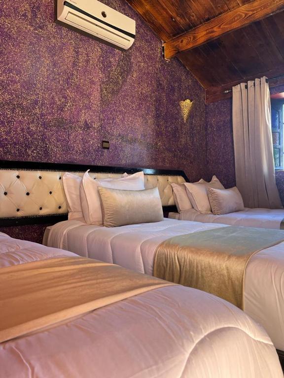 Postel nebo postele na pokoji v ubytování Dar Alfourssane Ferme d’hôte